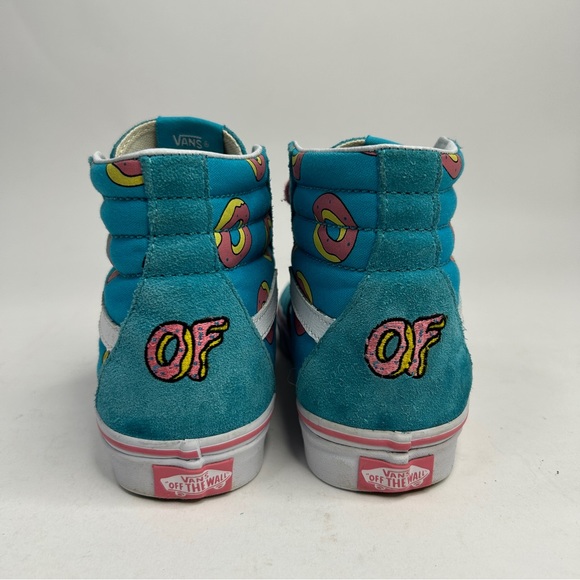 Vans X Odd Future Sk8-Hi Shoes “OF Donut/Scuba Blue” 2023 - Picture 5 of 8